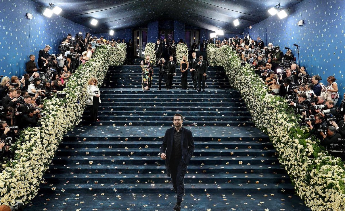 jake debrusk looking absolutely stunning on the met gala carpet tonight