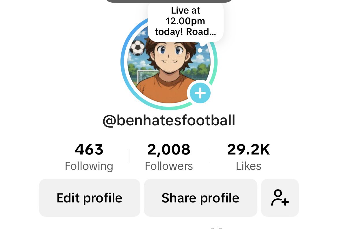 Delighted to hit 2k on my TikTok page. Next stop, 10k 👀🔜