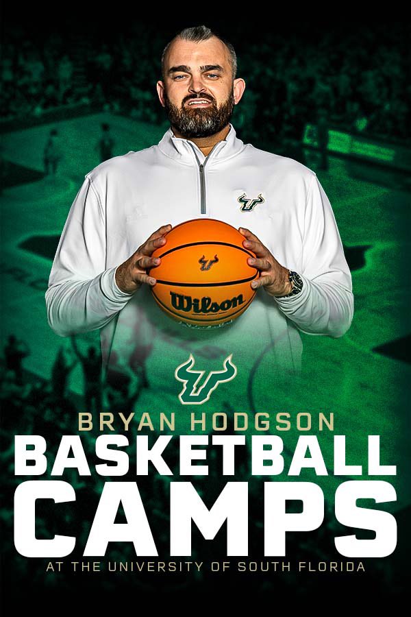 Bryan Hodgson (@coachbhodgson) on Twitter photo Camp season is here! Spread the word! Going to be a great week on campus here w/<a href="/USFMBB/">USF Men's Basketball</a> at the <a href="/yuenglingcenter/">Yuengling Center</a> Link in Bio. Camp season is here! Spread the word! Going to be a great week on campus here w/<a href="/USFMBB/">USF Men's Basketball</a> at the <a href="/yuenglingcenter/">Yuengling Center</a> Link in Bio.