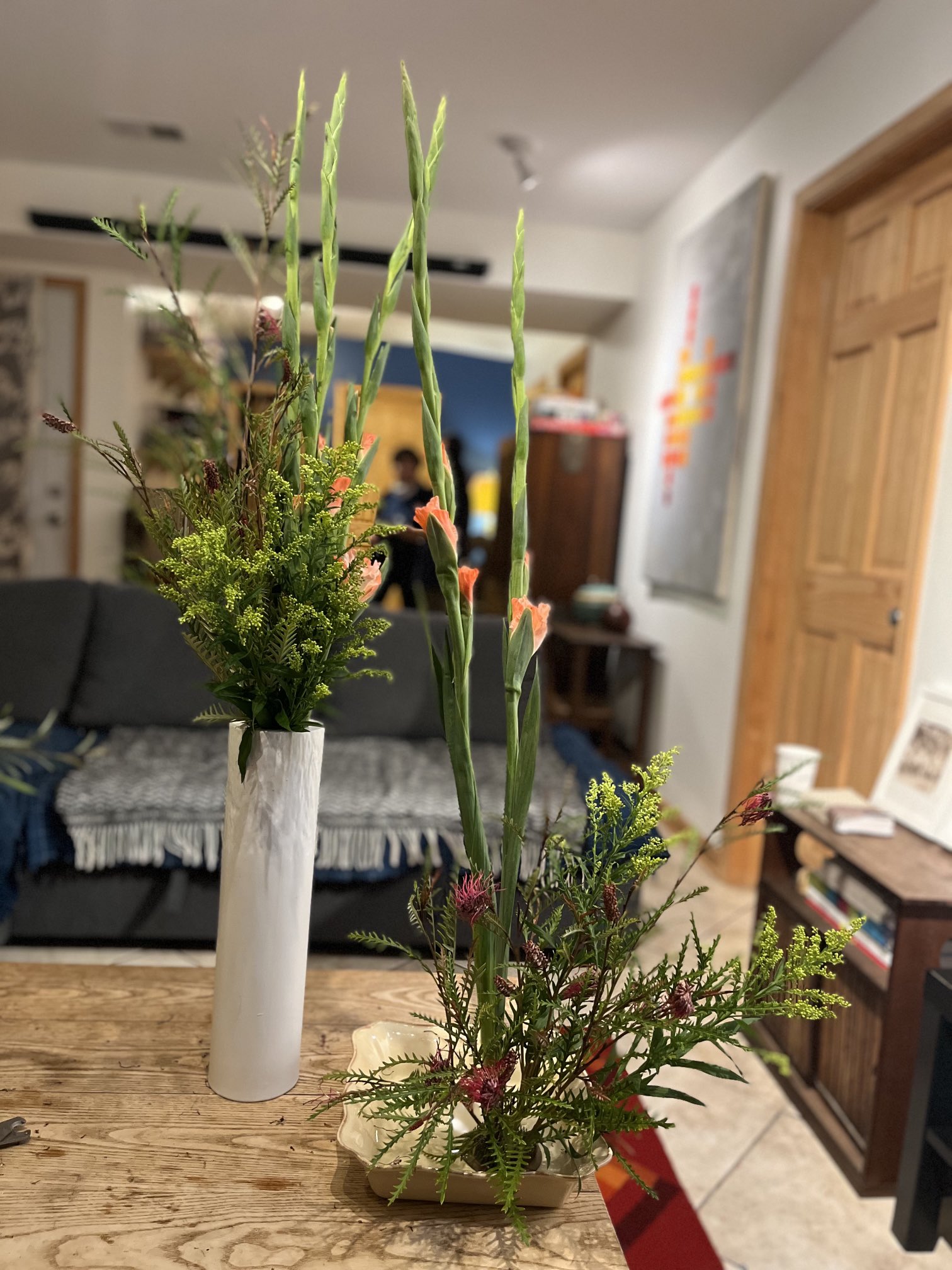 草月の花 _【2月の花】 いけばな：勅使河原茜 花材：ミモザアカシア