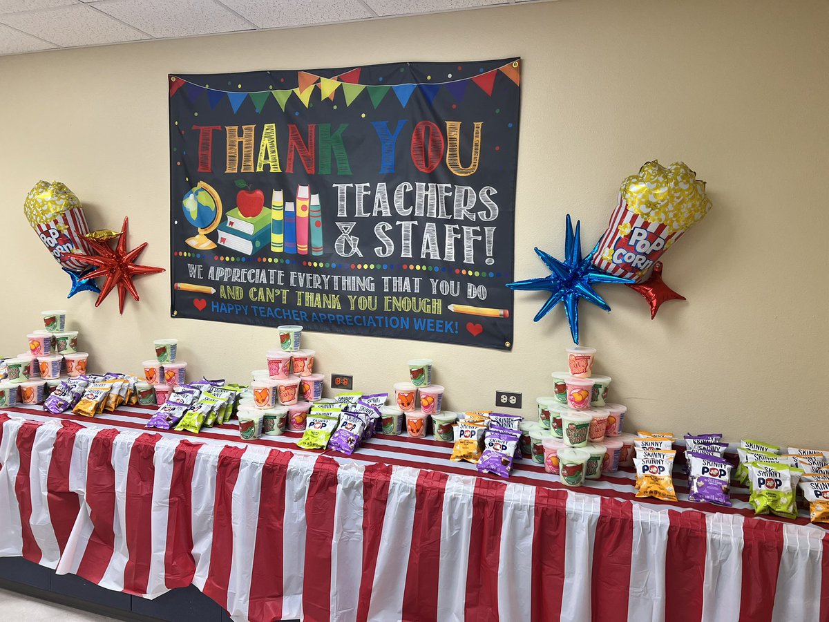 Thank you PTO for today’s treats. <a href="/BoerneISD/">Boerne ISD</a>