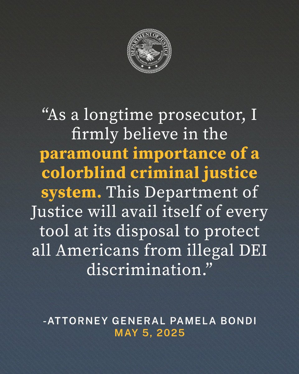 TheJusticeDept's tweet image. U.S. Department of Justice Announces Civil Rights Investigation into the Consideration of Race in Prosecutorial Decision making by Minnesota’s Hennepin County

🔗: justice.gov/opa/pr/us-depa…