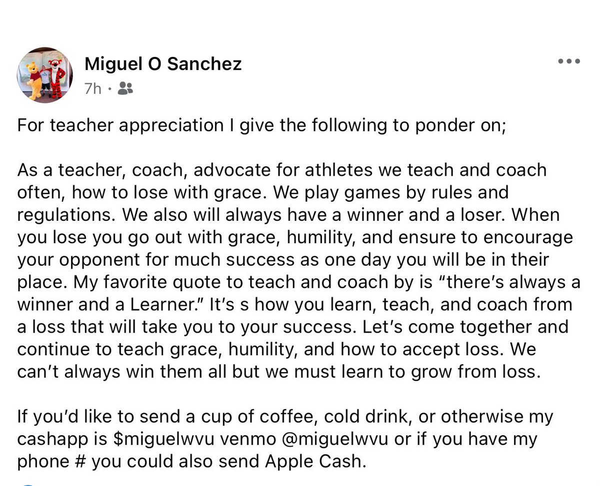 Miguel O. Sanchez (@miguelwvu) on Twitter photo 