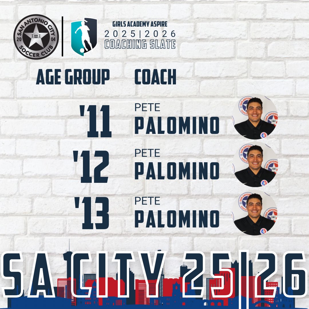 sacitysc's tweet photo. San Antonio's future soccer stars, ready? β¨ Top-tier Girls High Performance Coaching Slate at SA City! πβ½οΈ Elevate your game! Player Placement starts next TUESDAY! #SACityProud #Protect210 #PlayerFocused @GAcademyLeague
New to SA City? Join our elite program! https://t.co/IOhZplf6Ix