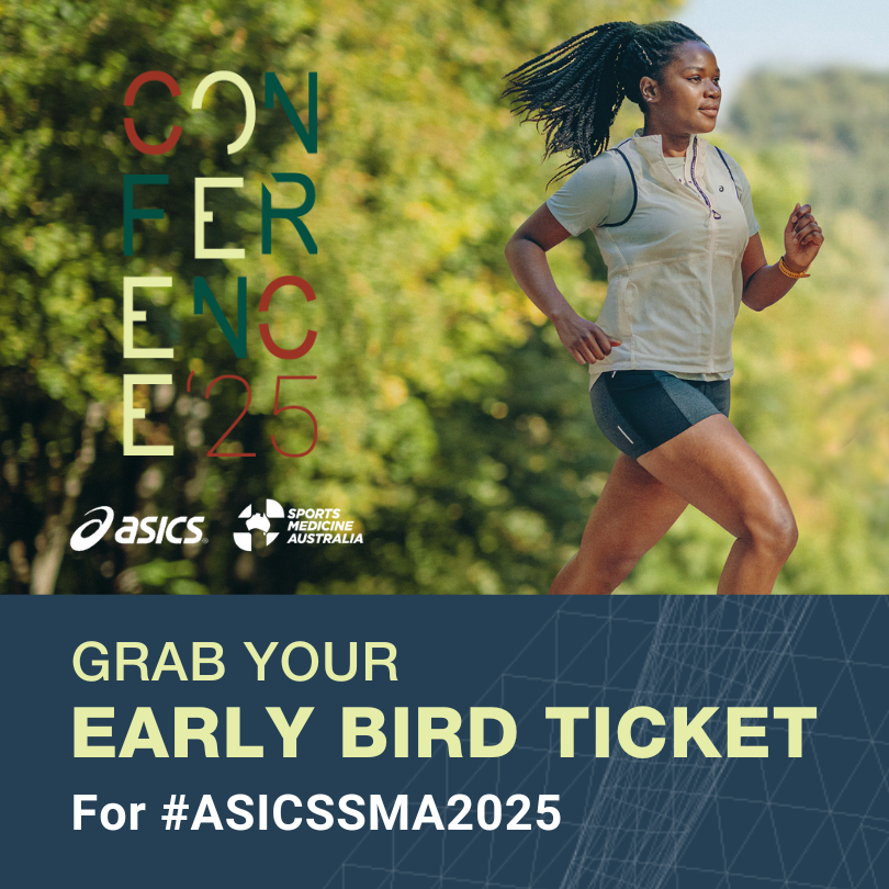 EARLY BIRD registrations for #ASICSSMA2025  are open and exclusive to SMA Members, Associates and Students. 

Confirmed keynotes: Prof Nick Brown, Prof Michael Rathleff, A/Prof Michelle Smith, Dr Enda King, Dr Carly McKay and Prof Ollie Jay.
🔗 Register: zurl.co/wMIIh