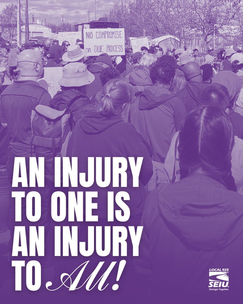 SEIU925's tweet image. As workers and fellow union members, we join together and fight for each other. ✊

#UnionStrong #LaborMovement