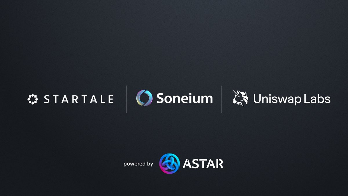 Startale ๐ฟ (@startalegroup) on Twitter photo ๐ฆ ๐ค๐ฟ
Sony Block Solutions Lab's @Soneium is now available on <a href="/Uniswap/">Uniswap Labs ๐ฆ</a>!
Soneium users can now swap tokens, provide liquidity, and bridge assets across the Soneium network through the Uniswap Web App and Wallet.
Participation also contributes to your <a href="/AstarNetwork/">Astar Network</a> ๐ฆ ๐ค๐ฟ
Sony Block Solutions Lab's @Soneium is now available on <a href="/Uniswap/">Uniswap Labs ๐ฆ</a>!
Soneium users can now swap tokens, provide liquidity, and bridge assets across the Soneium network through the Uniswap Web App and Wallet.
Participation also contributes to your <a href="/AstarNetwork/">Astar Network</a>
