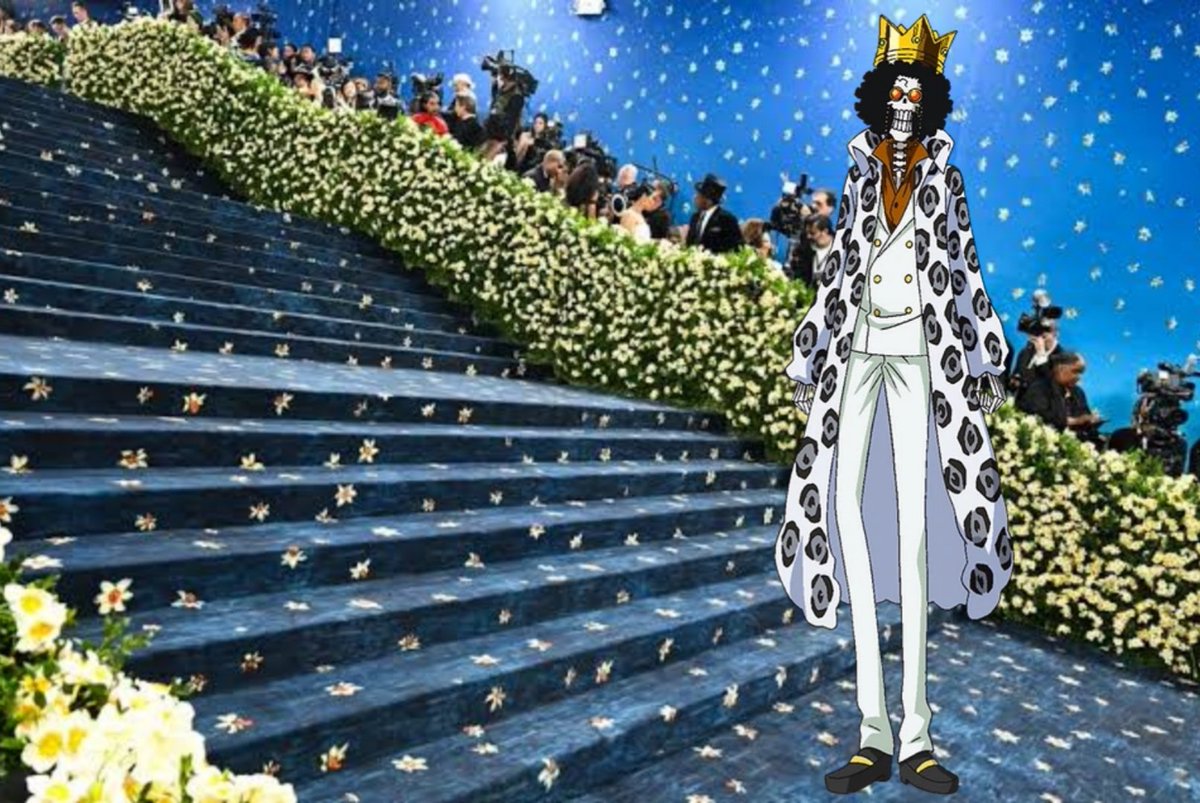 Soul King arrives at the #MetGala.