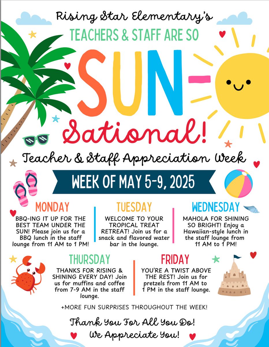 It’s going to be a sUn-sensational week at the Star! #youbelonghere