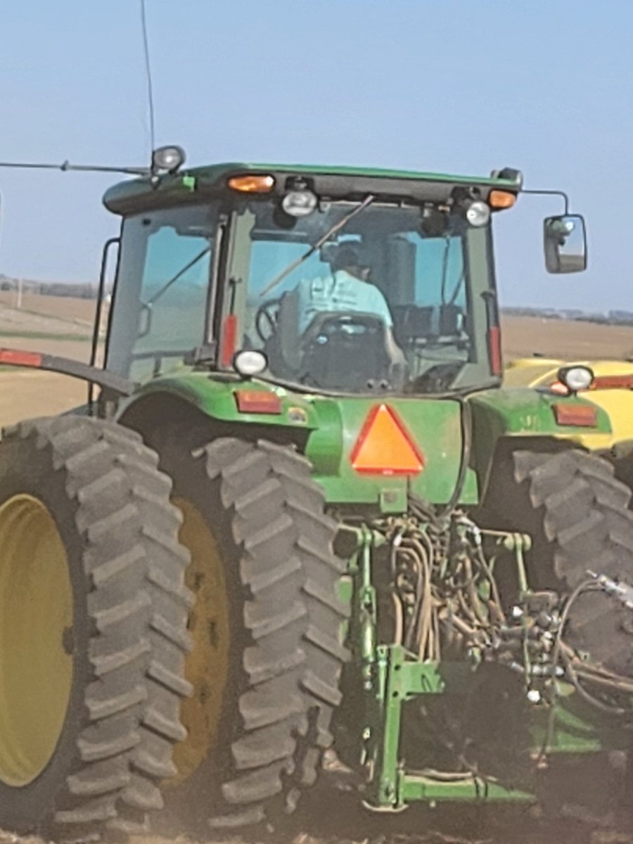 Proud Dad moment.  Joe has finals week at college but still wants to come home and plant his first corn crop of his own.