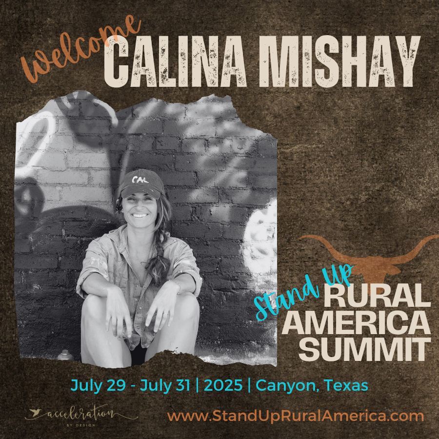 Having painted many of the stunning murals that you see today across the state of Texas and beyond, Calina Mishay brings to life the stories &amp; landscapes of every region she passes through. Meet Cal at the 2025 SURA Summit in Canyon, Texas on July 29-31. 
standupruralamerica.com