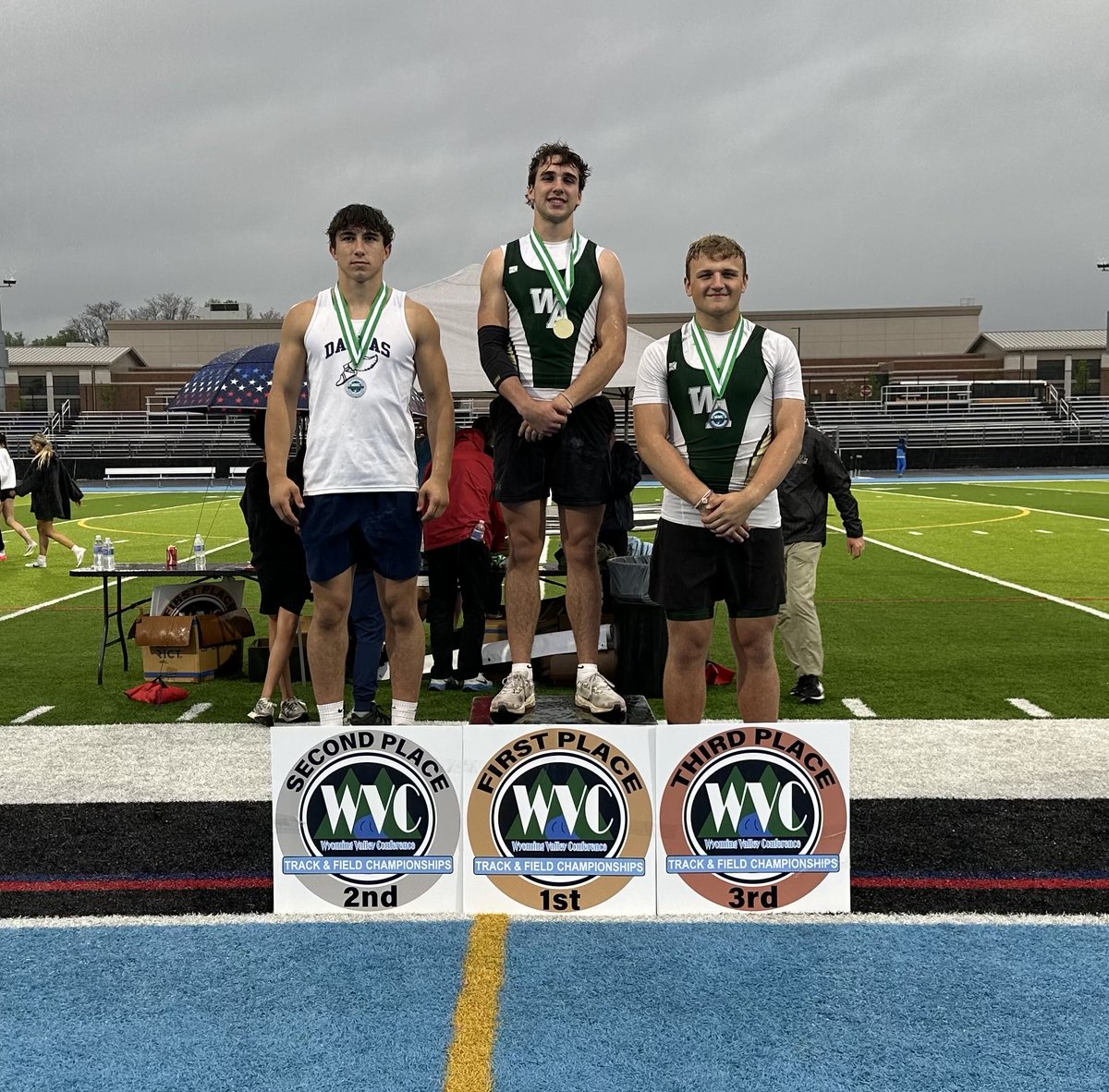 Joe Pizano (@pacoachp) on Twitter photo #WyomingAreaTrack&Field
#WVCChampionships
<a href="/WyomingAreaAthl/">Wyoming Area Athletics</a> <a href="/piaad2/">PIAA District 2</a>
Congrats to Jack Gravine (PR 185’3) and Josh Mruk in the Javelin taking home Gold and Bronze! Great Day Guys! #WyomingAreaTrack&Field
#WVCChampionships
<a href="/WyomingAreaAthl/">Wyoming Area Athletics</a> <a href="/piaad2/">PIAA District 2</a>
Congrats to Jack Gravine (PR 185’3) and Josh Mruk in the Javelin taking home Gold and Bronze! Great Day Guys!