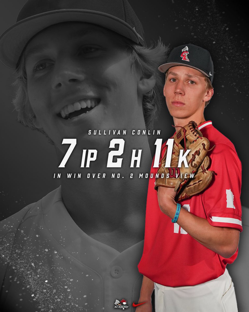 Great Lakes Baseball (@mn_lumberjacks) on Twitter photo ⚔️ DOMINATE. EVERY. PITCH. ⚔️
An impressive performance from #Uncommitted ‘26 <a href="/SullivanConlin/">Sullivan Conlin</a> leading Stillwater to a win over No. 2 Mounds View.
Conlin went all 7 innings, allowing only 2 hits and striking out 11.
#GreatLakesBaseball #ACutAbove🪓 ⚔️ DOMINATE. EVERY. PITCH. ⚔️
An impressive performance from #Uncommitted ‘26 <a href="/SullivanConlin/">Sullivan Conlin</a> leading Stillwater to a win over No. 2 Mounds View.
Conlin went all 7 innings, allowing only 2 hits and striking out 11.
#GreatLakesBaseball #ACutAbove🪓