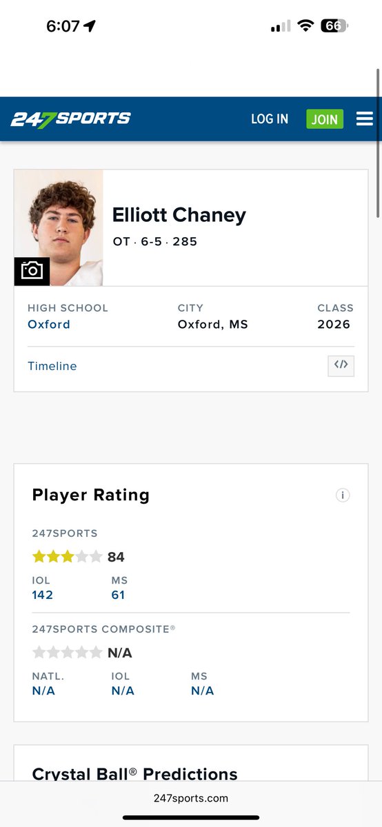 Elliott Chaney (@elliottchaney72) on Twitter photo Blessed to be rated as a 3 Star <a href="/247Sports/">247Sports</a>
<a href="/TomLoy247/">Tom Loy</a> <a href="/JaredERedding/">Jared Redding</a> <a href="/Rebels247/">David Johnson</a> <a href="/MacCorleone74/">Rion (Ree-un) Young</a>
<a href="/recruitchargers/">Oxford FB Recruits</a> <a href="/ohschargers/">Oxford Charger Football</a> Blessed to be rated as a 3 Star <a href="/247Sports/">247Sports</a>
<a href="/TomLoy247/">Tom Loy</a> <a href="/JaredERedding/">Jared Redding</a> <a href="/Rebels247/">David Johnson</a> <a href="/MacCorleone74/">Rion (Ree-un) Young</a>
<a href="/recruitchargers/">Oxford FB Recruits</a> <a href="/ohschargers/">Oxford Charger Football</a>