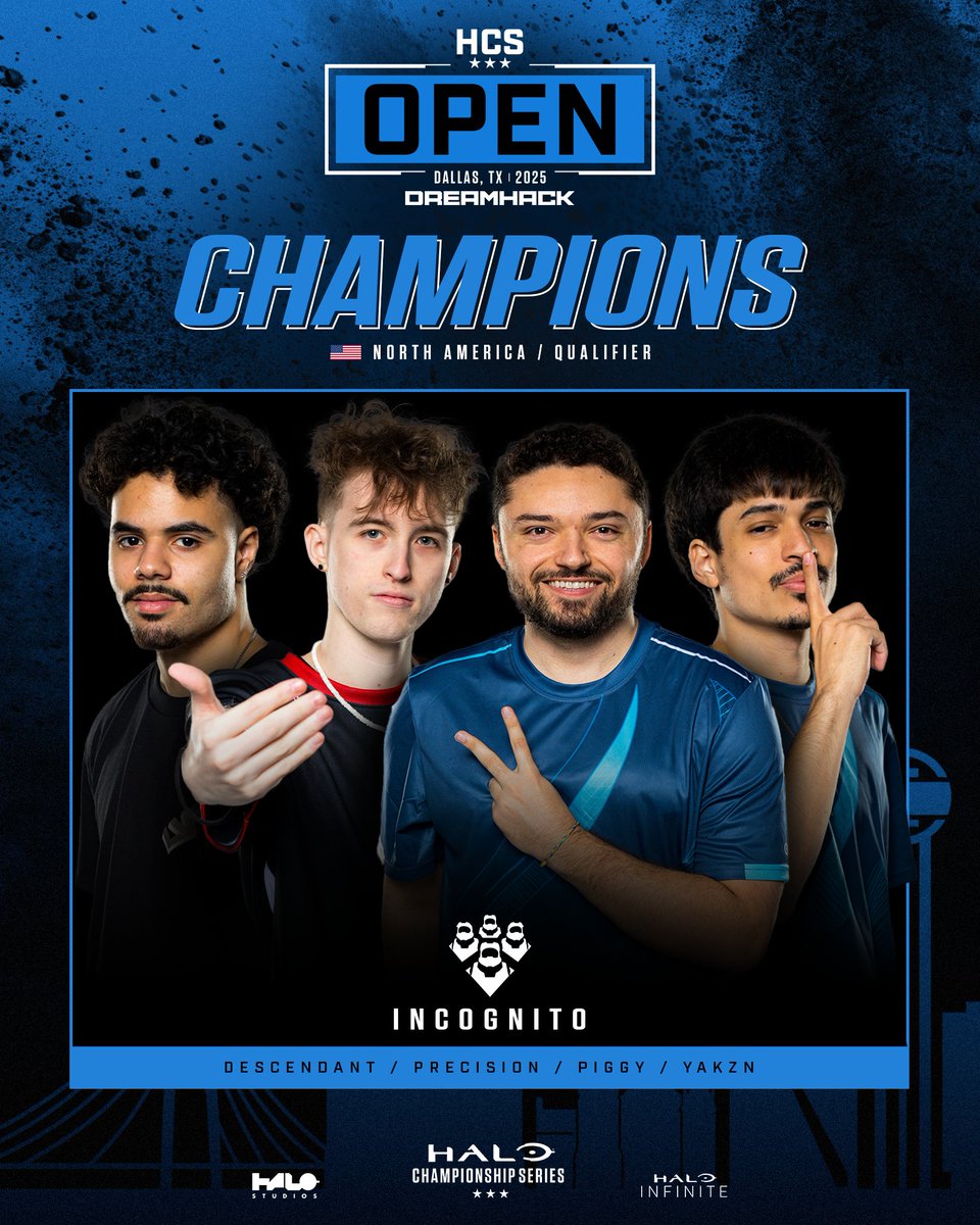 The ragtag team Incognito claims the #5 seed 🏆

Congratulations to your #HCSDallas25 <a href="/DreamHack/">DreamHack</a> 
🇺🇸 NA Qualifier Champions!