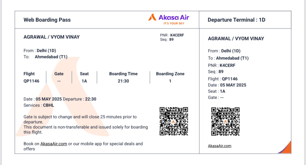 shashankhundia's tweet photo. Extremely disappointed with @AkasaAir
Flight from Delhi to Ahmedabad was diverted to Jaipur with no compensation, no alternative flight, and passengers (were told to take a 12-hour bus to Ahmedabad!
This is not acceptable. #AviationFail @DGCAIndia . We accept  issues happen https://t.co/08aoBVON1s