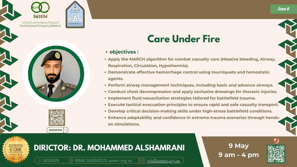 Saudi Society of Emergency Medicine - SASEM25 tweet media
