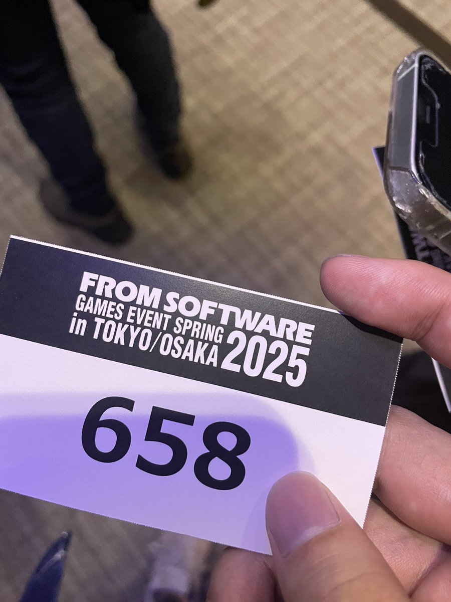 フロムのイベント来てますが600番以降の試遊は難しいかもとのこと。