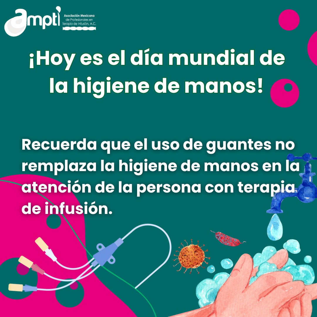 🧼🖐️ 05 de Mayo | Día Mundial de la Higiene de Manos 🖐️🧼

💉La Asociación Mexicana de Profesionales en Terapia de Infusión AMPTI A.C. se une a la campaña global de la OMS para recordar que una acción simple salva vidas.

#HigieneDeManos #SeguridadDelPaciente #AMPTI #Enfermeria