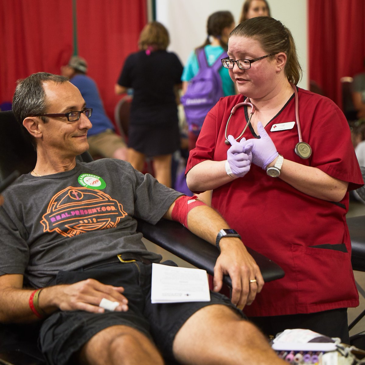 Youth and Adults attending #LCMSYG have the ability to save up to 3 lives through blood donation. Participants 17+ (or 16 with parental consent) can now sign up for their donation time! To learn more about this service opportunity and others visit: lcmsgathering.com/serve.