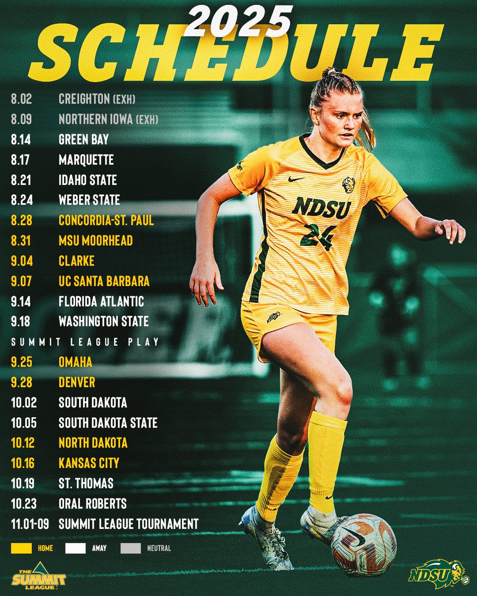 𝐒𝐜𝐡𝐞𝐝𝐮𝐥𝐞 𝐃𝐫𝐨𝐩🤘

The full 2025 schedule has been released!

📰: gobison.info/43aYWPE
