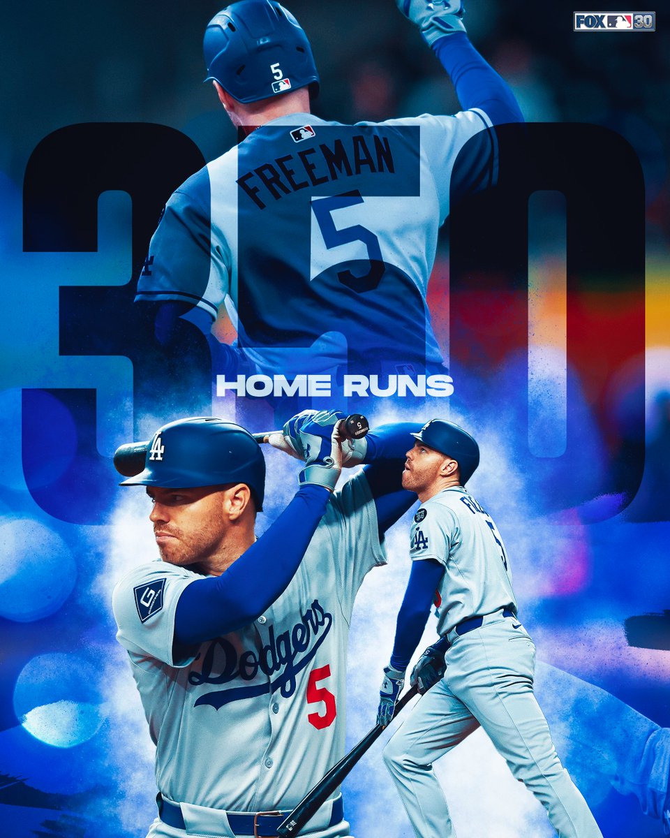350 HRs for Freddie Freeman ☄️