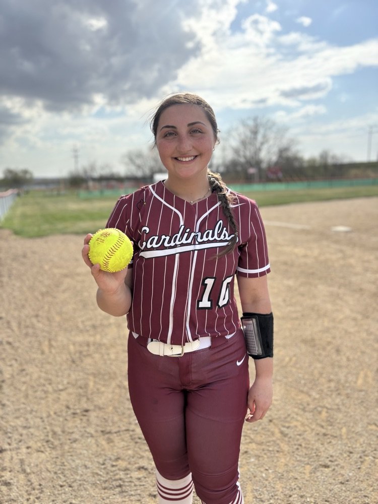 Congratulations to Kya Kulzer for pitching a no hitter on Senior Night!!
Washburn CS 12 South Prairie Max 0