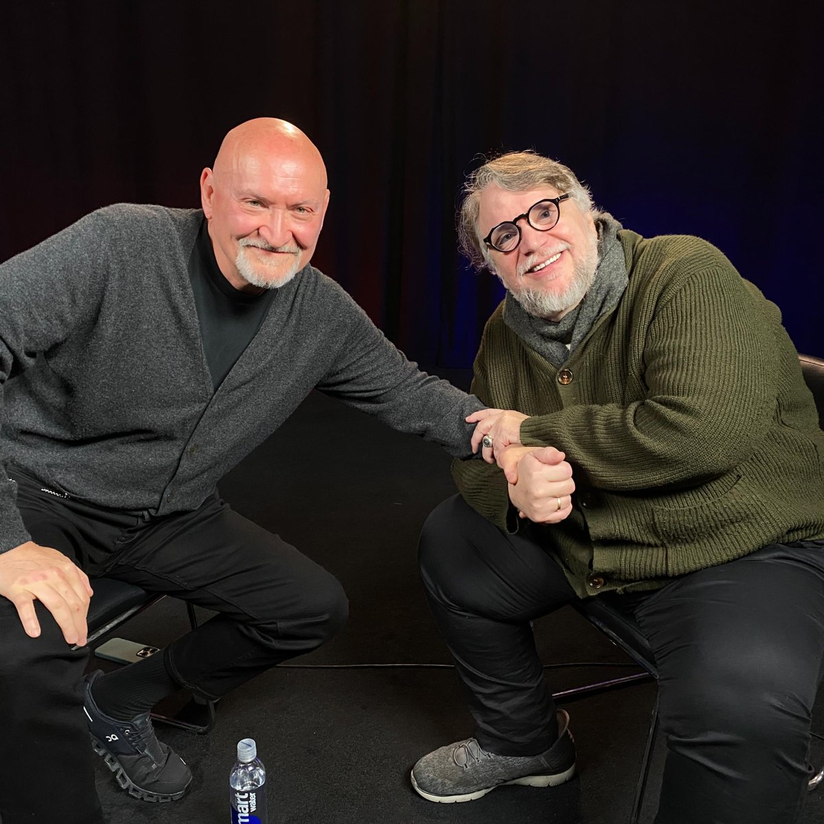 Three cameras. Two legends. One epic conversation. #FrankDarabont and <a href="/RealGDT/">Guillermo del Toro</a> have boarded THE THING EXPANDED!