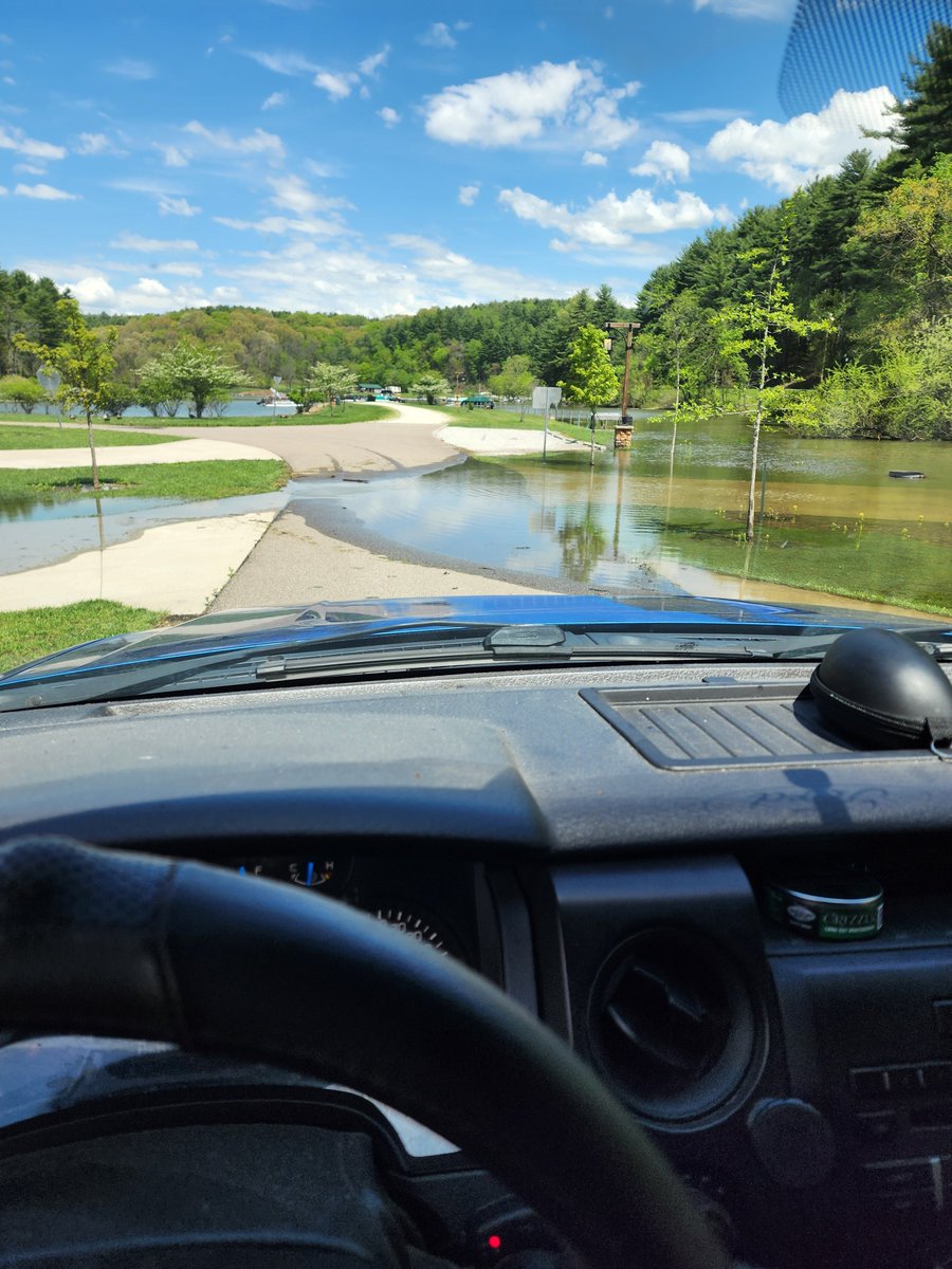 Didn't realize lake front meant in the lake...