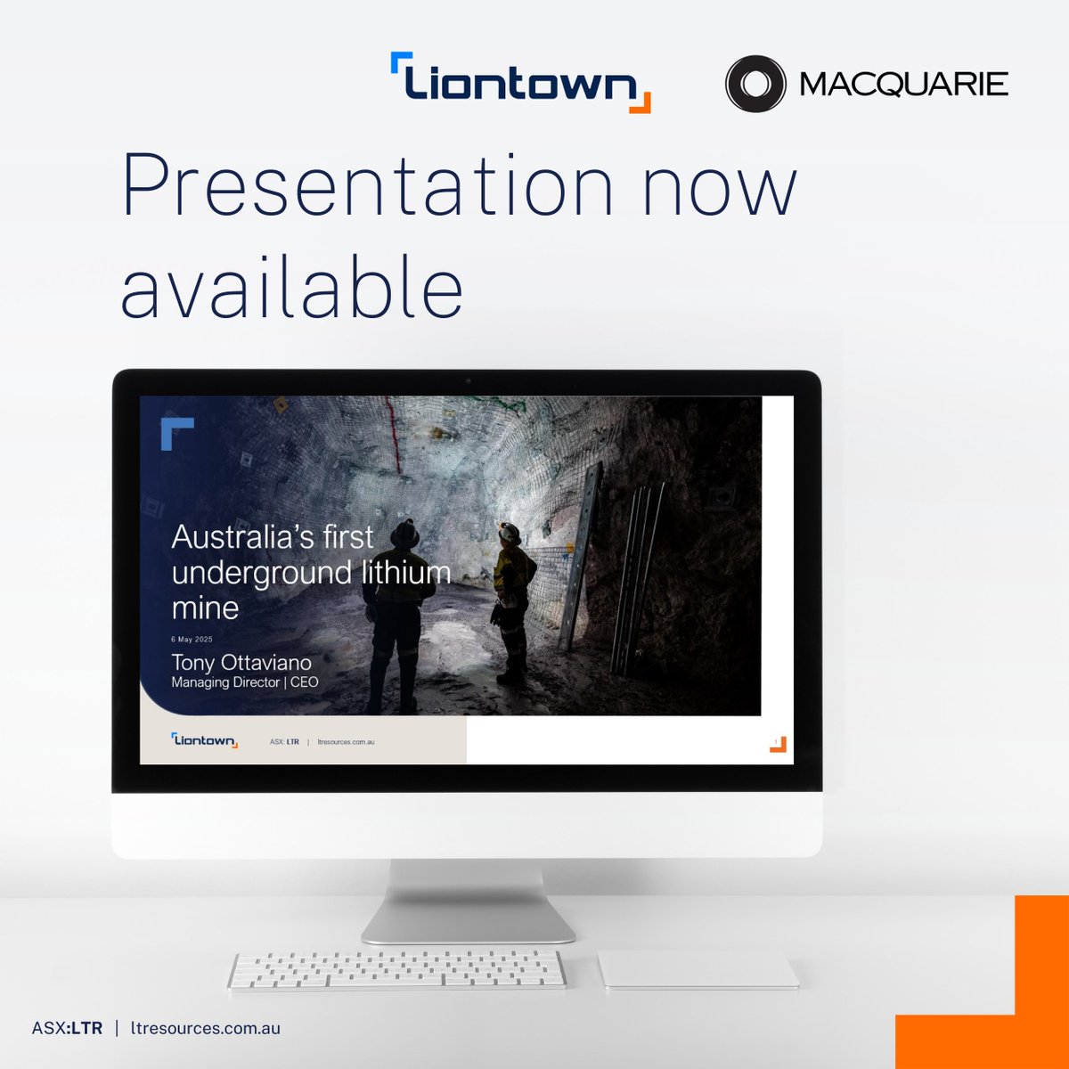 Liontown Resources (@liontownres) on Twitter photo $LTR MD & CEO @tony_ottaviano will present at the <a href="/Macquarie/">Macquarie Group</a> Australia Conference today in Sydney. We have released the slide deck to the #ASX ahead of his presentation. View it now 👉ltresources.com.au/wp-content/upl…
#ASXNews #Mining #Lithium $LTR MD & CEO @tony_ottaviano will present at the <a href="/Macquarie/">Macquarie Group</a> Australia Conference today in Sydney. We have released the slide deck to the #ASX ahead of his presentation. View it now 👉ltresources.com.au/wp-content/upl…
#ASXNews #Mining #Lithium