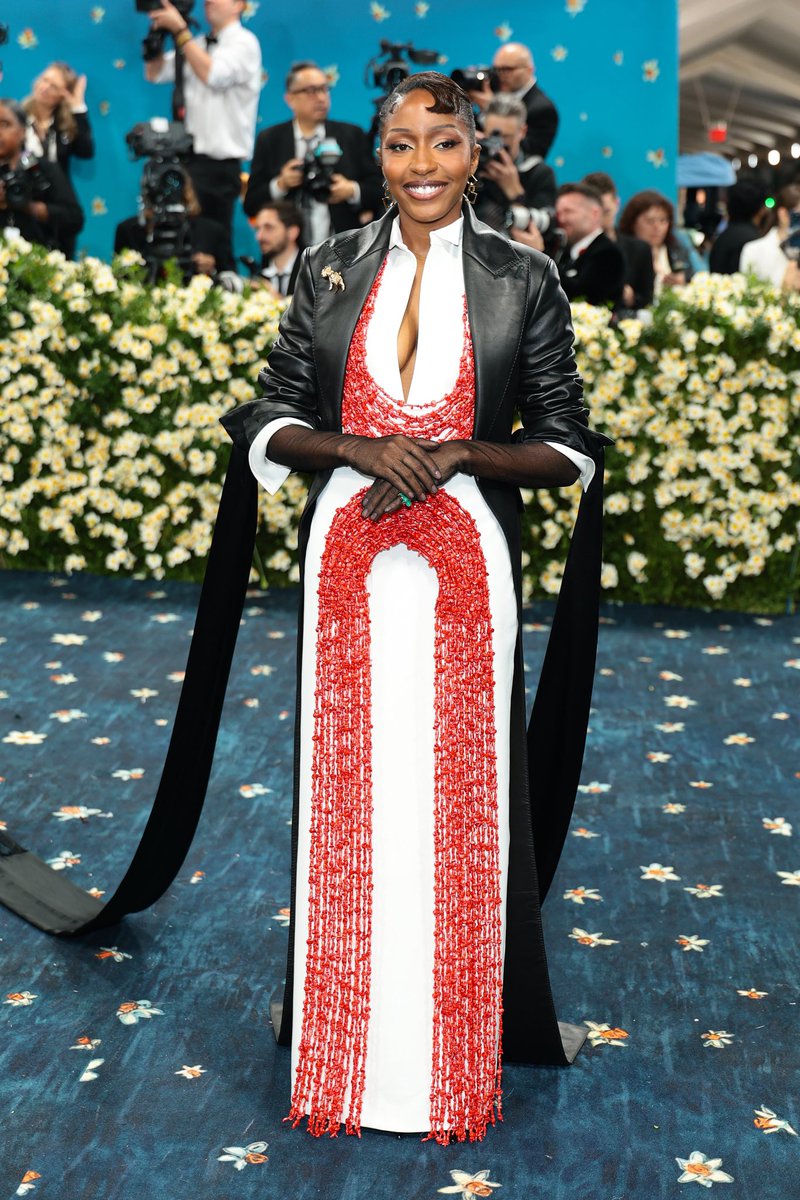 It’s Ferragamo for Ayo’s second #MetGala