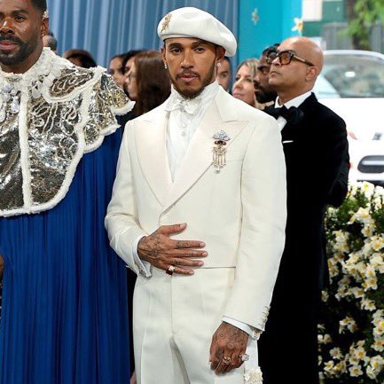 F1 Legend Lewis Hamilton did not miss at the Met Gala
