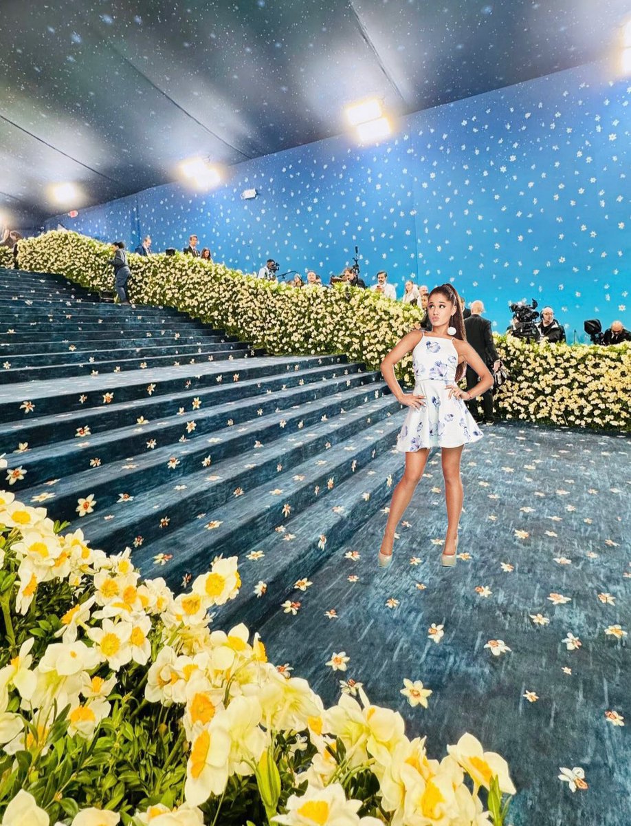 🚨‼️ 

ARIANA GRANDE ARRIVED TO THE MET GALA 2025.
#MetGala2025 #MetGala