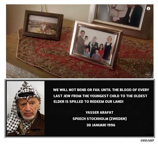 vanvlietma56864's tweet image. #PLO founder Yasser Arafat was the one whose best trained Commandos “#Force17” protected Ayatollah #Khomeini upon his return to #Iran. Force 17 had also trained Ayatollah’s revolutionary Guards #IRGC in military babes in #Lebanon
Yasser Arafat, de grote held van de #kutkaag