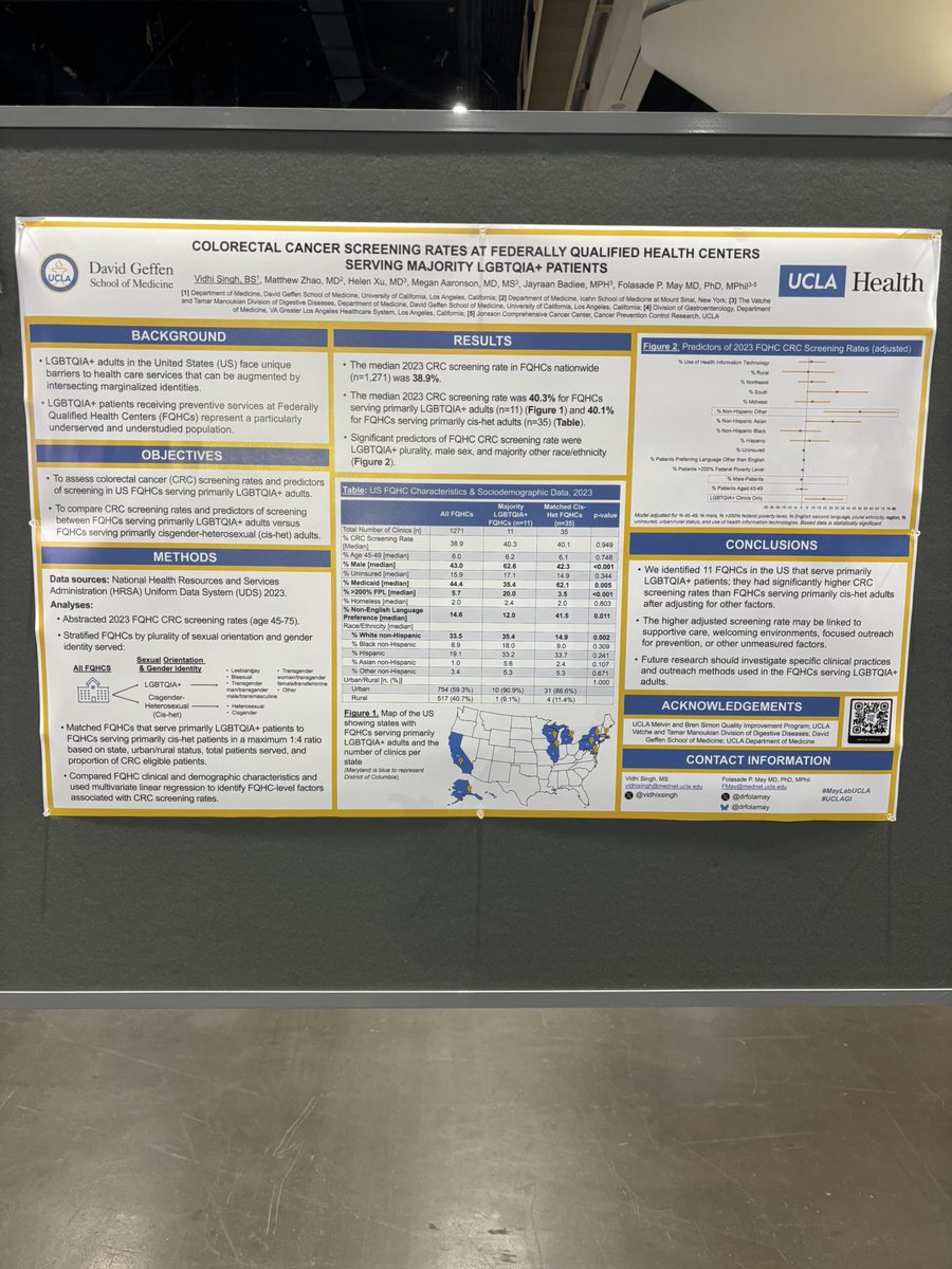 Fight Colorectal Cancer (@fightcrc) on Twitter photo Reaching every patient population with timely #CancerScreening is crucial—and it takes targeted approaches to get there. Big congrats to our board member <a href="/drfolamay/">Fola May, MD PhD</a> and her team for leading the way! 🏳️🌈 #DDW2025 #DDW25 Reaching every patient population with timely #CancerScreening is crucial—and it takes targeted approaches to get there. Big congrats to our board member <a href="/drfolamay/">Fola May, MD PhD</a> and her team for leading the way! 🏳️🌈 #DDW2025 #DDW25
