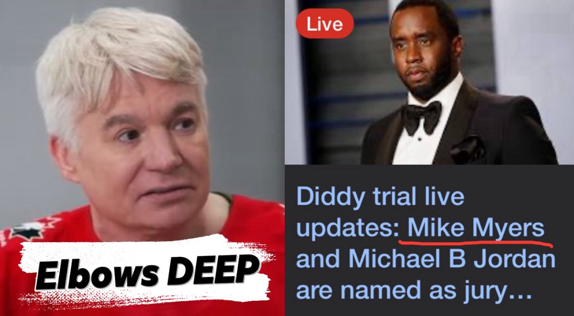 MarcNixon24's tweet image. BREAKING:
Mike Myers was one of the first names mentioned at the Diddy trial.