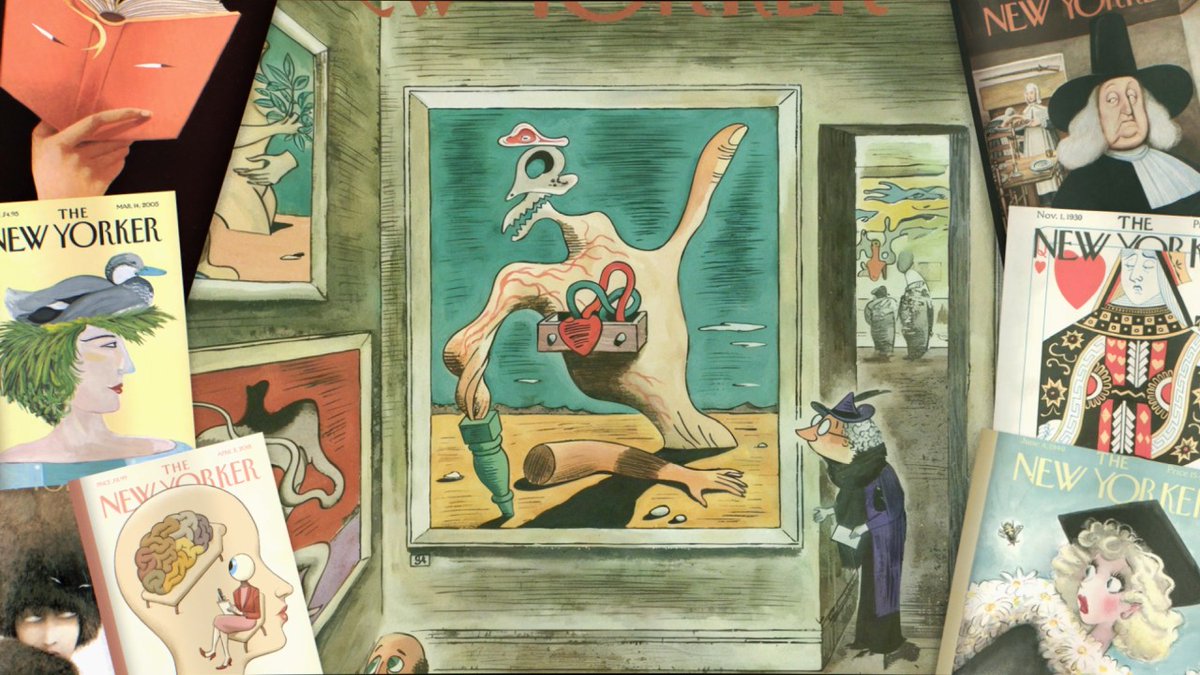 ANIMATIONWorld's tweet photo. Watch it from ‘cover’ to ‘cover’ - #ROOFStudio Reveals #TheNewYorker Animated Film: in partnership with #LeTruc, The Condé Nast Creative Marketing Team, and Human, the project celebrates the publication’s 100th anniversary. https://t.co/wnLNHQ1djC #AnimatedShorts #Animation #AnimationWorld