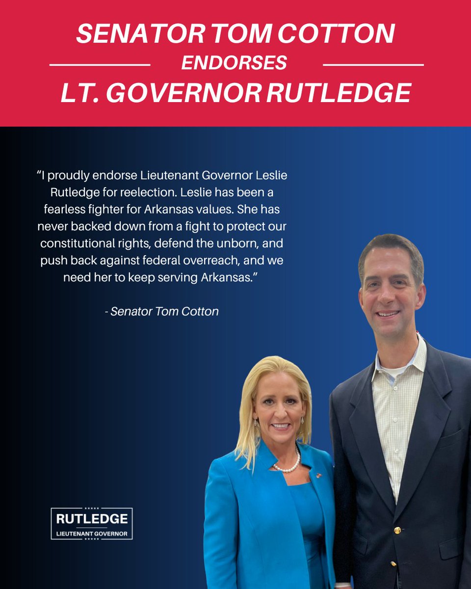 Leslie Rutledge tweet media