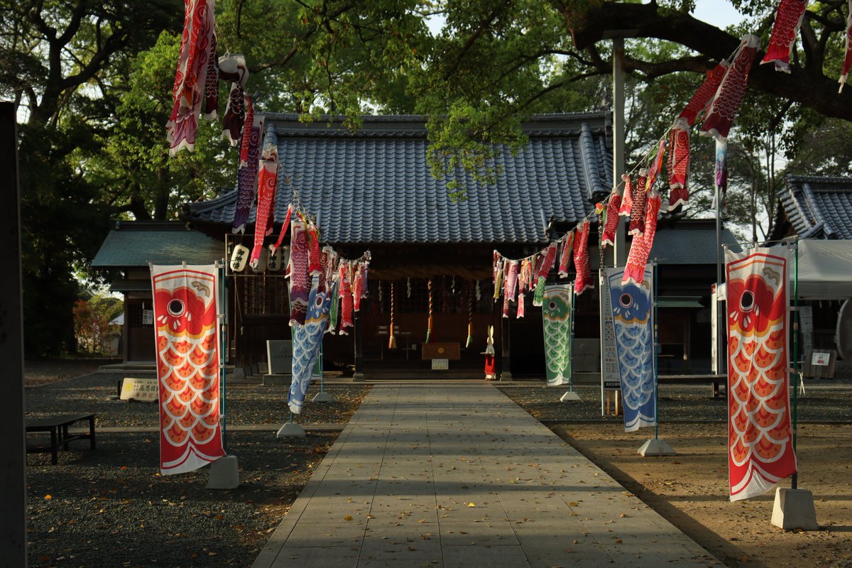 KK777S's tweet photo. 高忍日賣神社

撮影日　2025年4月19日(土)

#愛媛
#高忍日賣神社
#こいのぼり
#写真撮ってる人と繋がりたい
#カメラ男子 https://t.co/DaHlU1XOaf