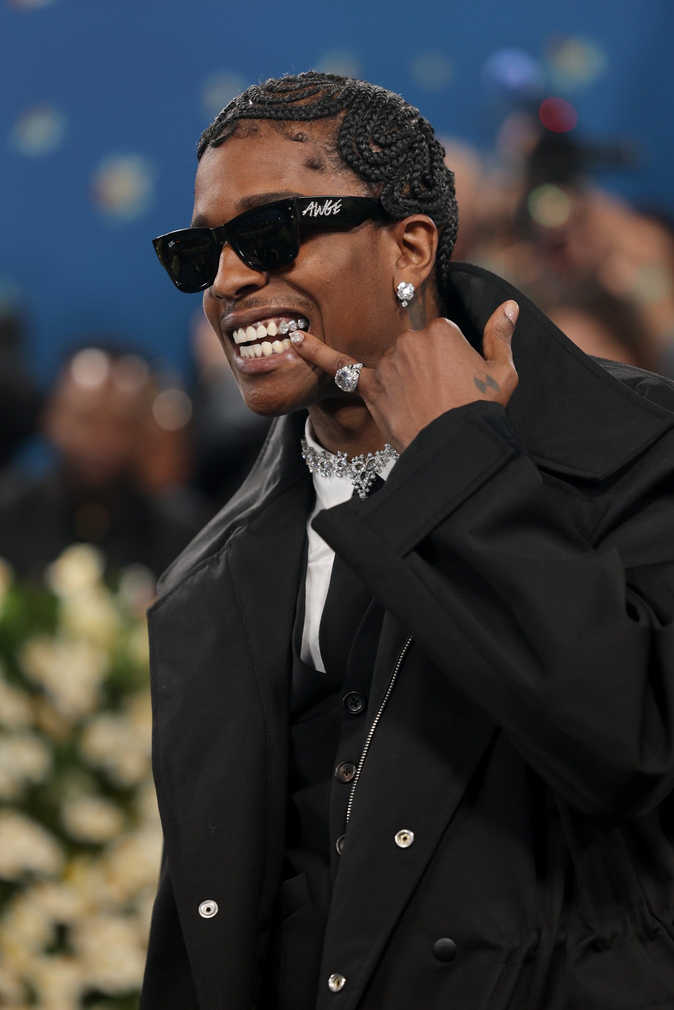 A$AP Rocky x RayBan Wayfarer Puffer ブラック WAYFARER PUFFER Sunglasses in Black and Ultra Black - RB4940