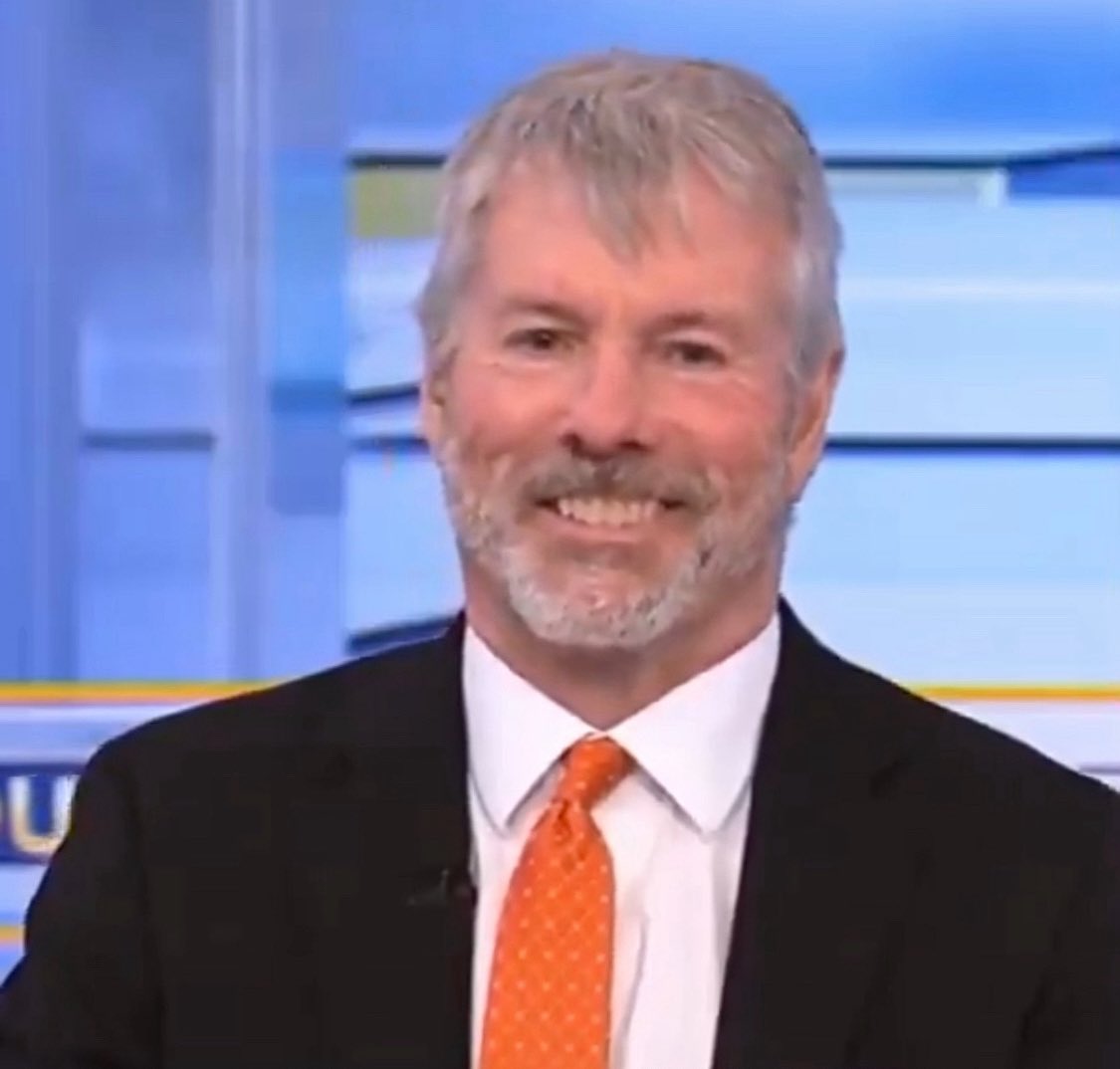 This man took his company from $1 billion to $100 billion in 5 years and all he fucking did was buy Bitcoin.