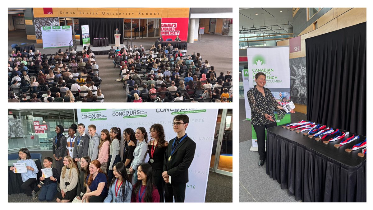 Bravo to all our 2025 Concours d’art oratoire participants — your dedication and courage in French were inspiring! 🎉
A big thank you to our amazing volunteers, dedicated teachers, supportive parents and partners for supporting bilingual youth! 👏 
📅 See you May 2, 2026!