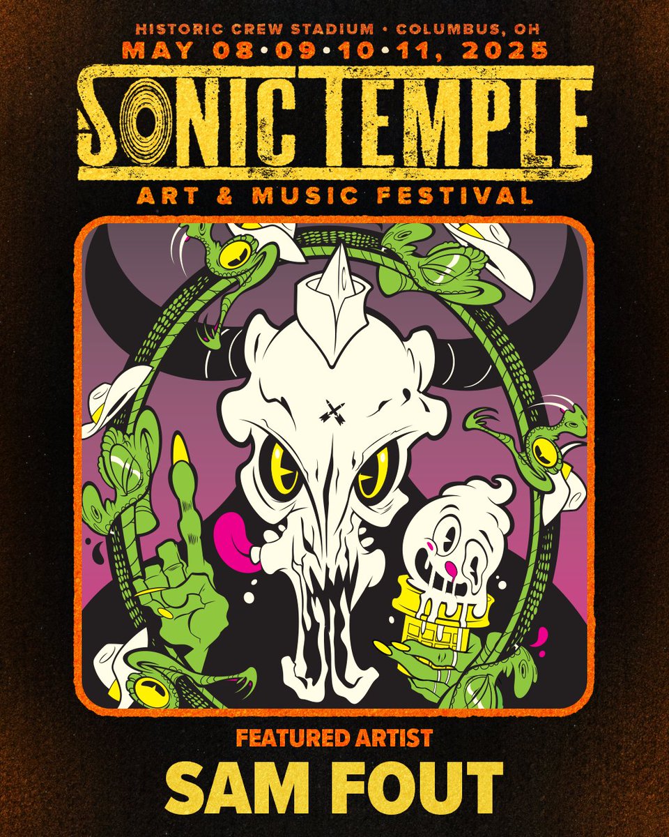 SonicTempleFest's tweet image. We all know music IS art, but this fest goes a step further with our Art Boutique! 🤘 Don’t miss the opportunity to check out the wicked Columbus art scene, creating LIVE for all to enjoy. including displays from local artists like : Paul Giovis, Paul Rentler, Sick Icarus Art…
