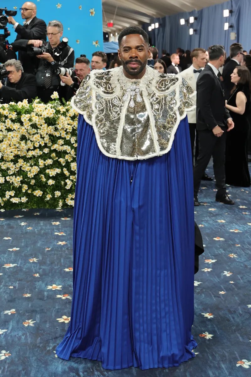 Colman Domingo con un look de Valentino y joyas de Boucheron #MetGala2025