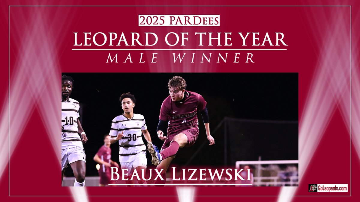 Congratulations to Beaux Lizewski, our 2024-25 Male Leopard of the Year! 💪

#ClimbTheHill #RollPards #2025PARDees