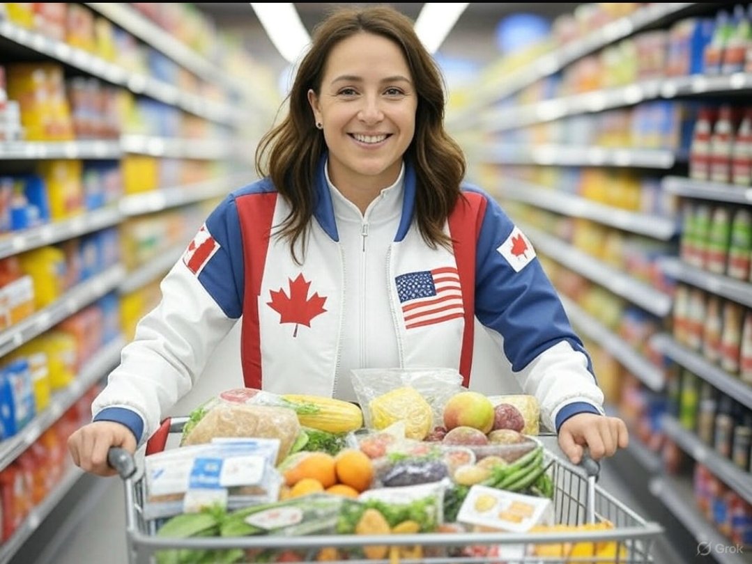 "Groceries are so much cheaper since we joined the United States.

Everything's cheaper!

And since they canceled our taxes we have a lot more cash to work with every month."