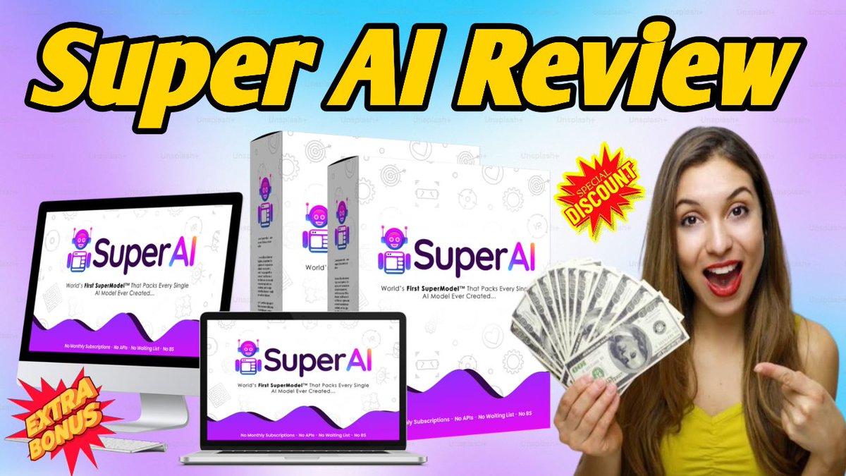 vip_review_'s tweet photo. Super AI Review – The Supermodel™ That Combines Every AI Model Ever Created

👉Get More Info: https://t.co/iQ5qGtzZ2g

#SuperAI #SuperAIReview #SuperAIDemo #SuperAIReviews https://t.co/G9Qhw8FlMh