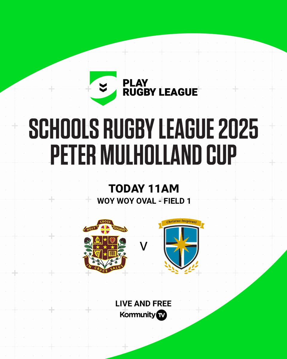 KommunityTV has been confirmed as the exclusive live stream platform of the NRL National Schoolboy and Schoolgirl Cup competitions for season 2025! 

Watch: spr.ly/60122CN02
