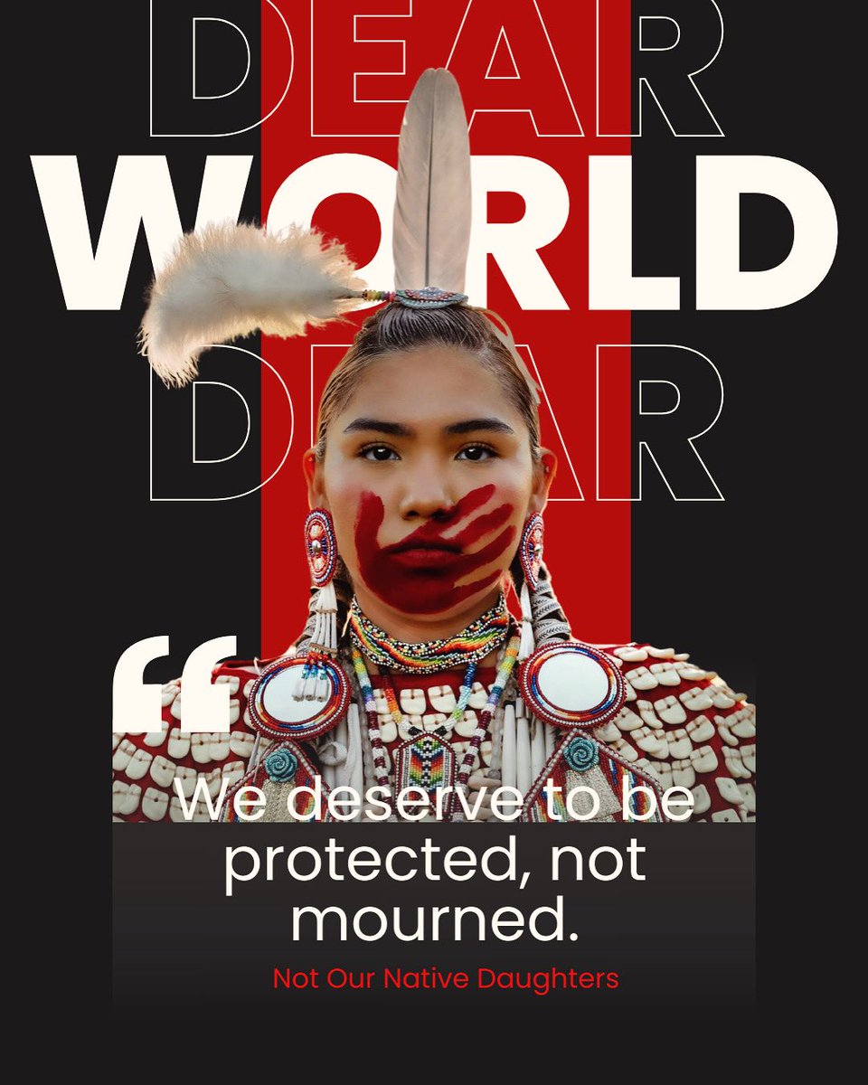 Dear World, Our Bodies Should Never Be Missing.

Respect Native women. Support Native women. 
Text  MMIWR to 44-321 to donate!  #SHARE
