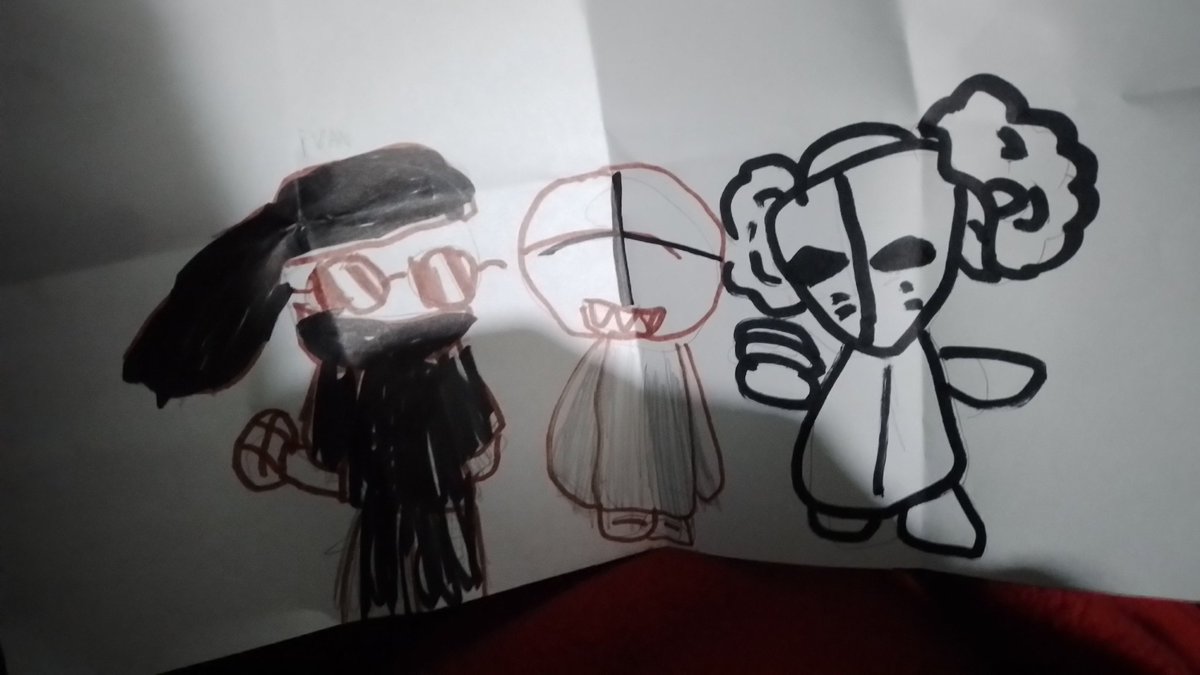 Engie_neer's tweet image. A drawing that my little sister made and gave me
Support this piece of art y'all
#madnesscombathank #madnesscombattricky